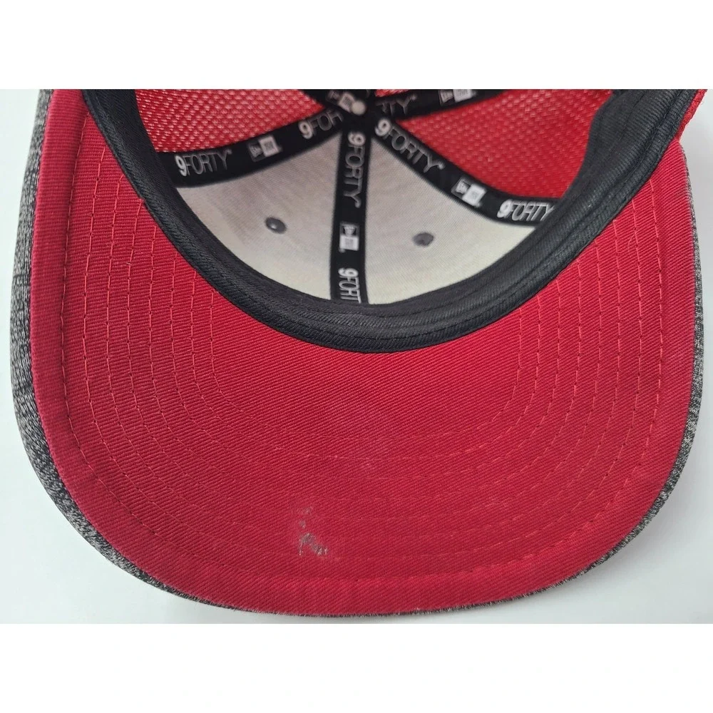 Youth‎ Manchester United New Era 9Forty Mesh Adjustable Hat Cap Soccer Gray Red